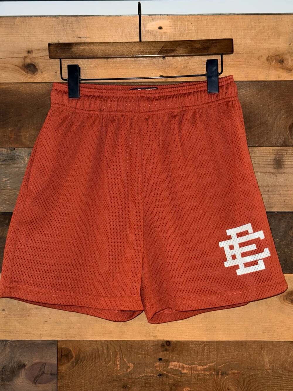 Eric Emanuel EE Basic Mesh Shorts Orange Size Medium 0496